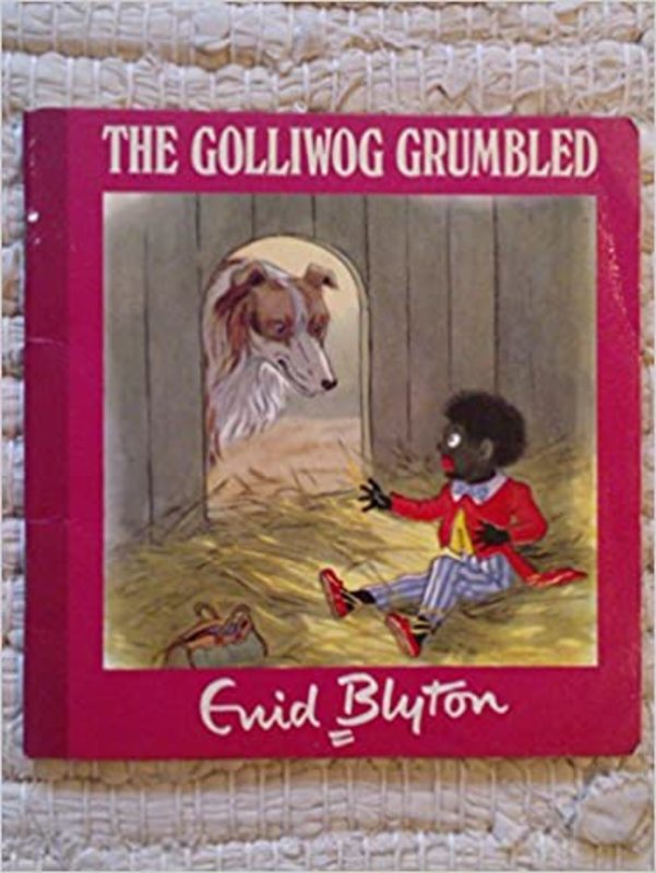 Book cover for "Golliwog Grumbled" by Enid Blyton