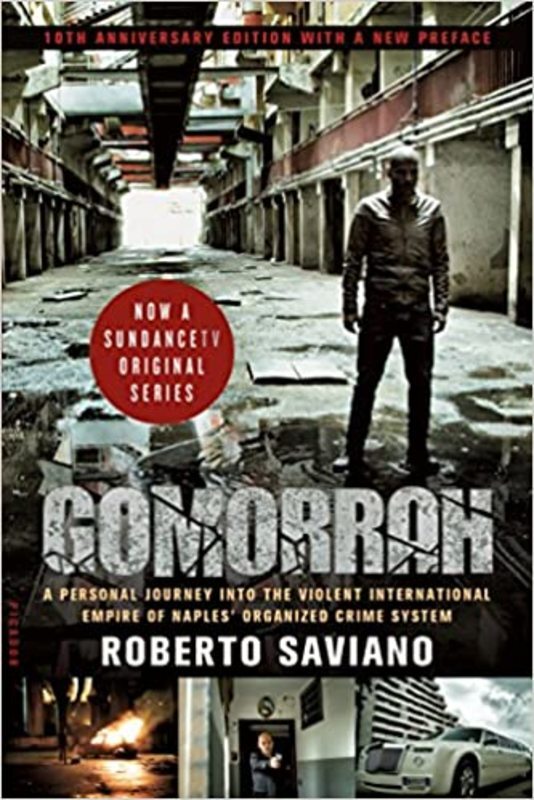 Book cover for "Gomorrah" by Roberto Saviano