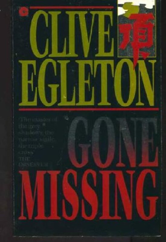 Book cover for "Gone Missing" by Clive Egleton