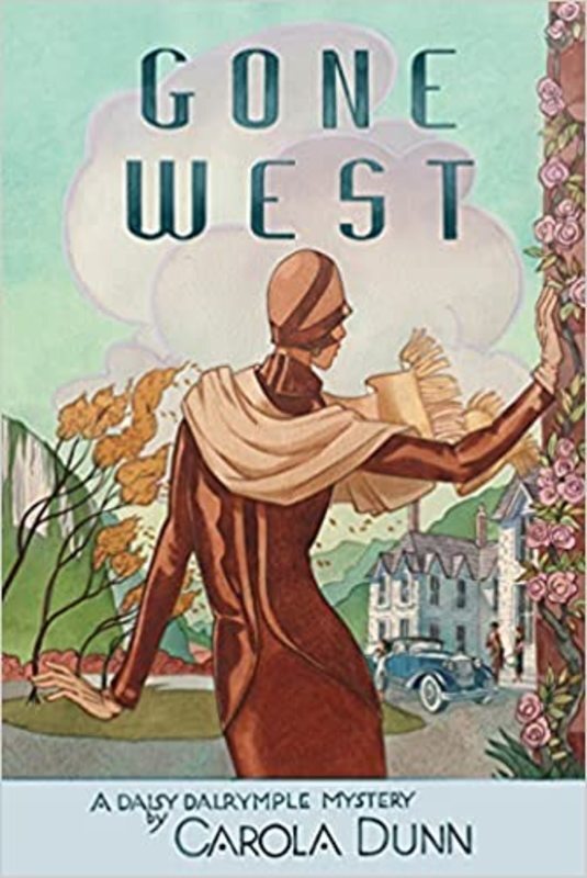 Book cover for "Gone West" by Carola Dunn