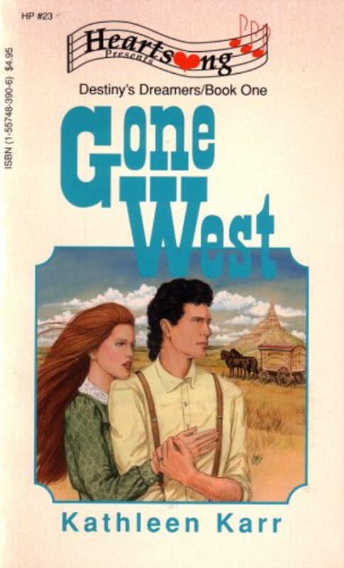 Book cover for "Gone West" by Kathleen Karr