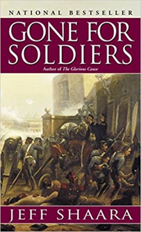 Book cover for "Gone for Soldiers" by Jeff Shaara