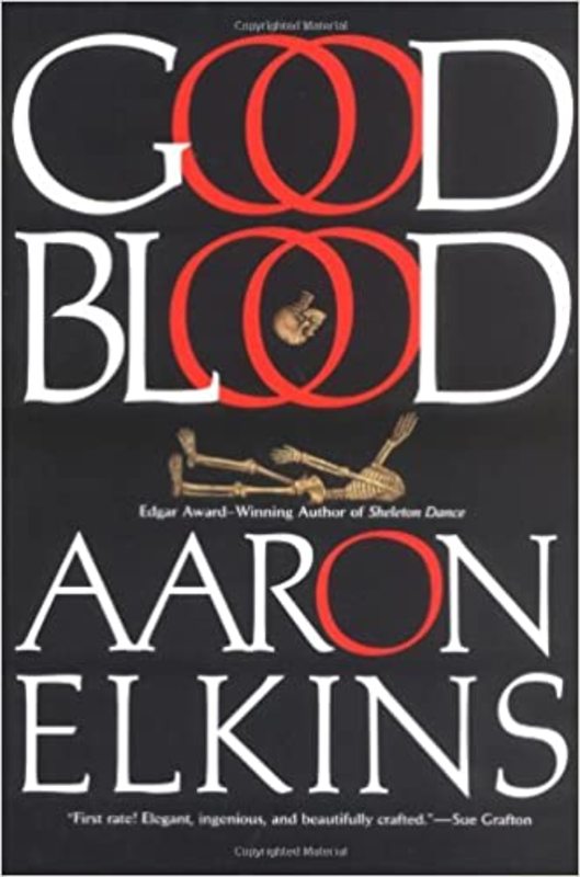 Book cover for "Good Blood" by Aaron Elkins