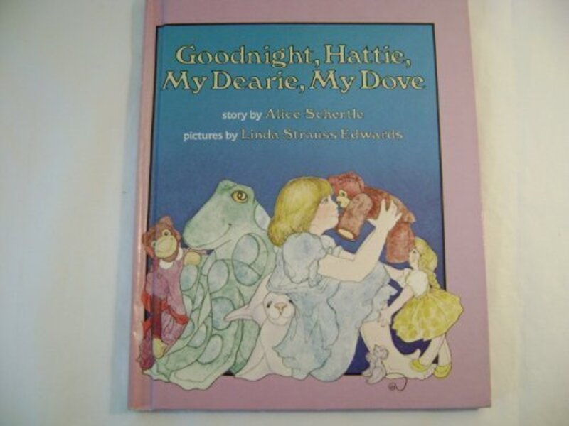 Book cover for "Good Night, Hattie, My Dearie, My Dove" by Alice Schertle