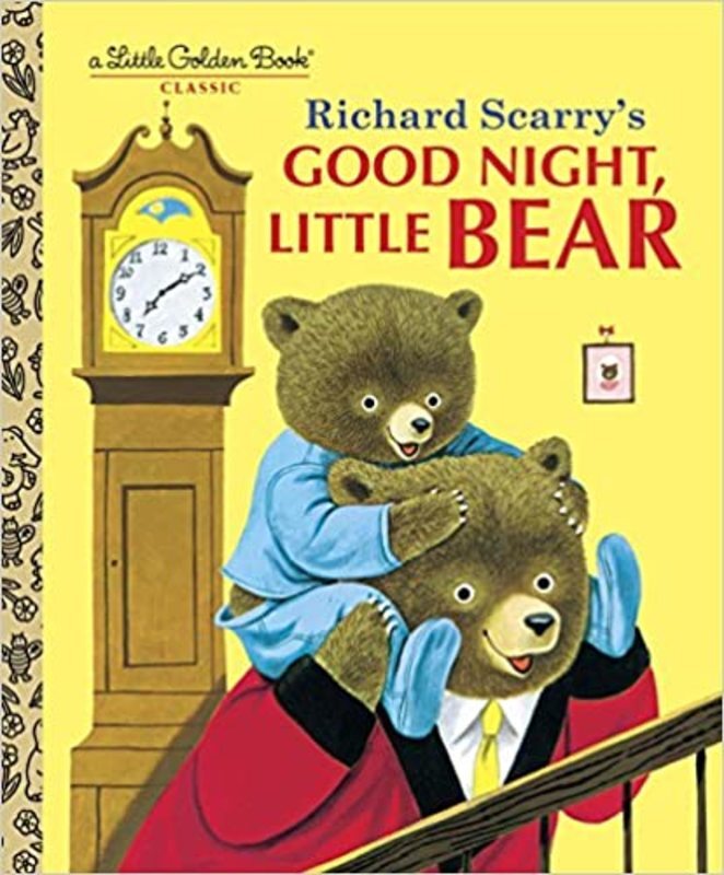 Book cover for "Good Night, Little Bear" by Patsy Scarry