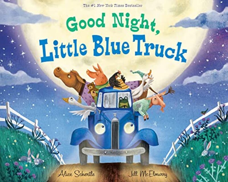 Book cover for "Good Night, Little Blue Truck" by Alice Schertle