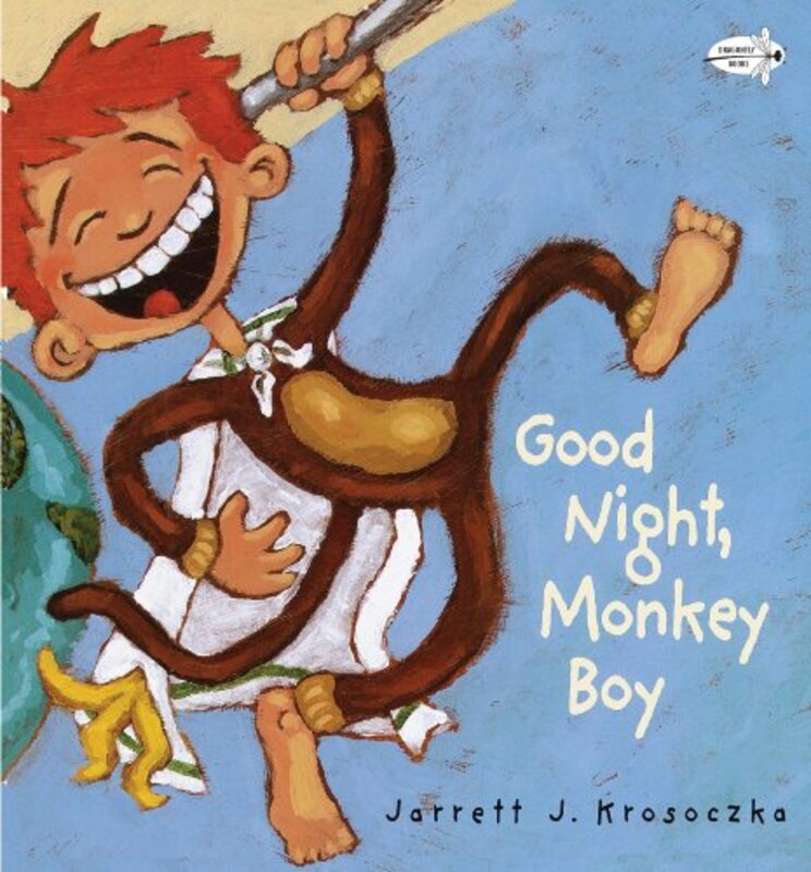 Book cover for "Good Night, Monkey Boy" by Jarrett J Krosoczka