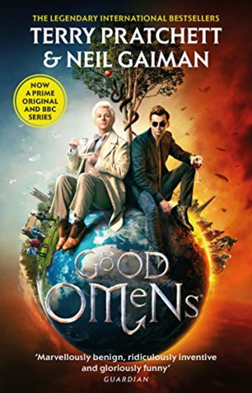 Book cover for "Good Omens" by Terry Pratchett