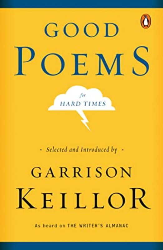 Book cover for "Good Poems for Hard Times" by Garrison Keillor