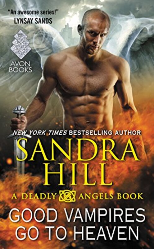 Book cover for "Good Vampires Go to Heaven" by Sandra Hill