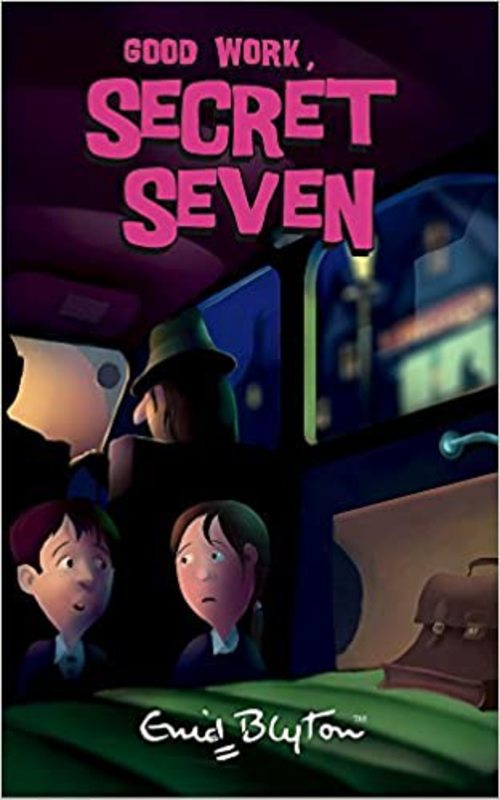 Book cover for "Good Work, Secret Seven" by Enid Blyton