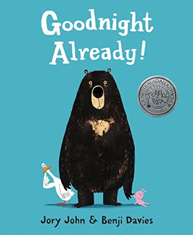 Book cover for "Goodnight Already!" by Jory John