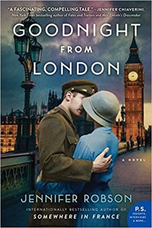 Book cover for "Goodnight From London" by Jennifer Robson