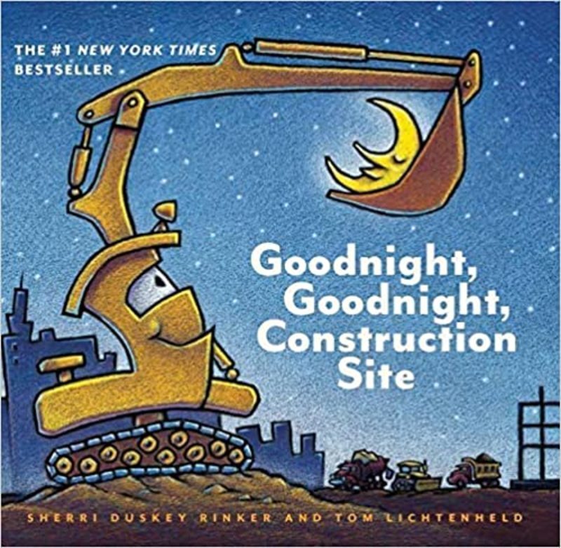 Book cover for "Goodnight, Goodnight Construction Site" by Sherri Duskey Rinker