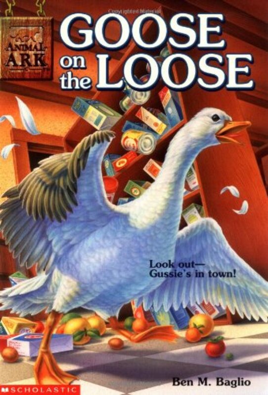 Book cover for "Goose on the Loose" by Lucy Daniels