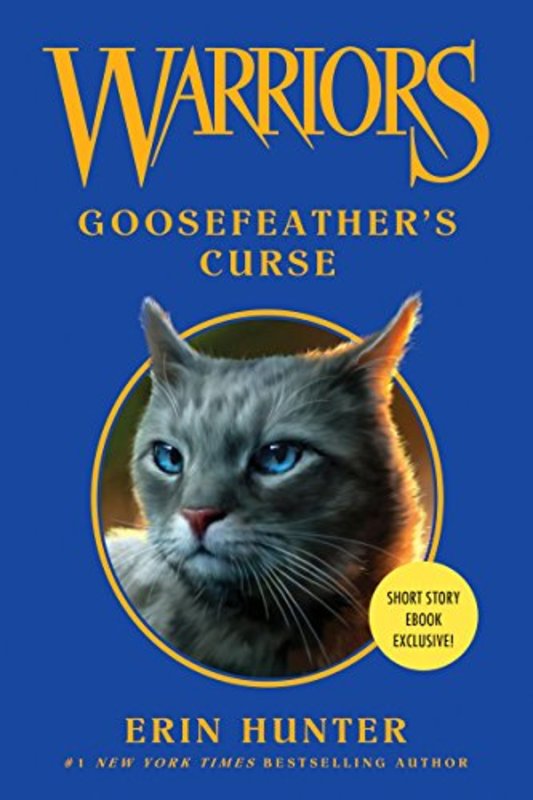 Book cover for "Goosefeather's Curse" by Erin Hunter