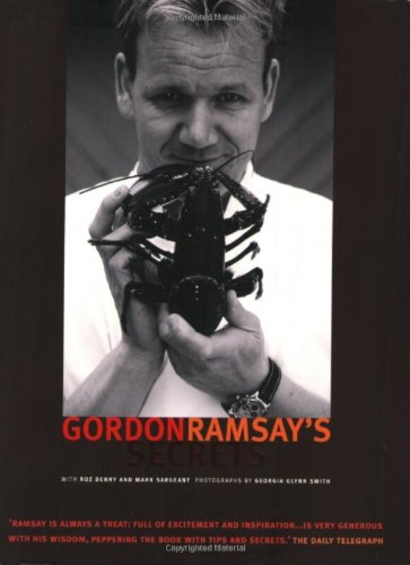 Book cover for "Gordon Ramsay's Secrets" by Gordon Ramsay