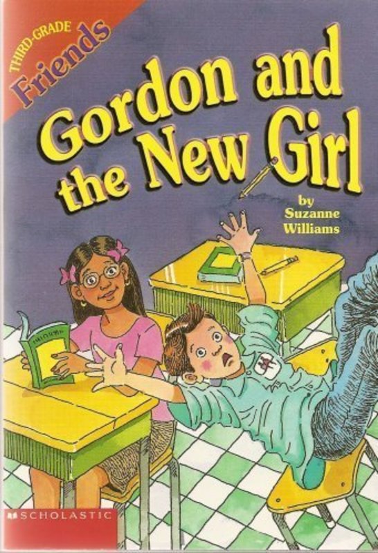Book cover for "Gordon and the New Girl" by Suzanne Williams