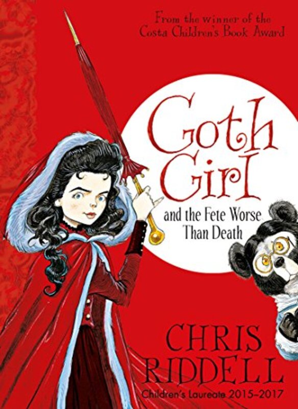 Book cover for "Goth Girl and the Fete Worse than Death" by Chris Riddell