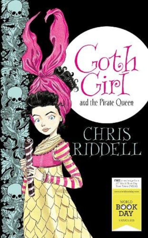 Book cover for "Goth Girl and the Pirate Queen" by Chris Riddell