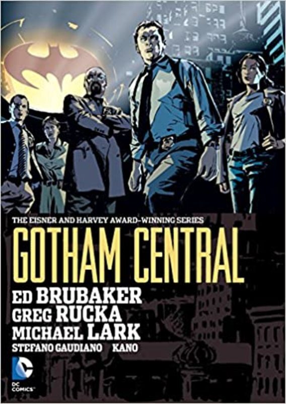Book cover for "Gotham Central" by Ed Brubaker