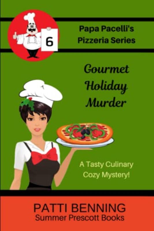 Book cover for "Gourmet Holiday Murder" by Patti Benning