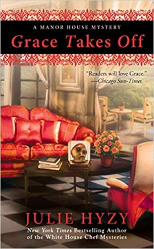 Book cover for "Grace Takes Off" by Julie Hyzy