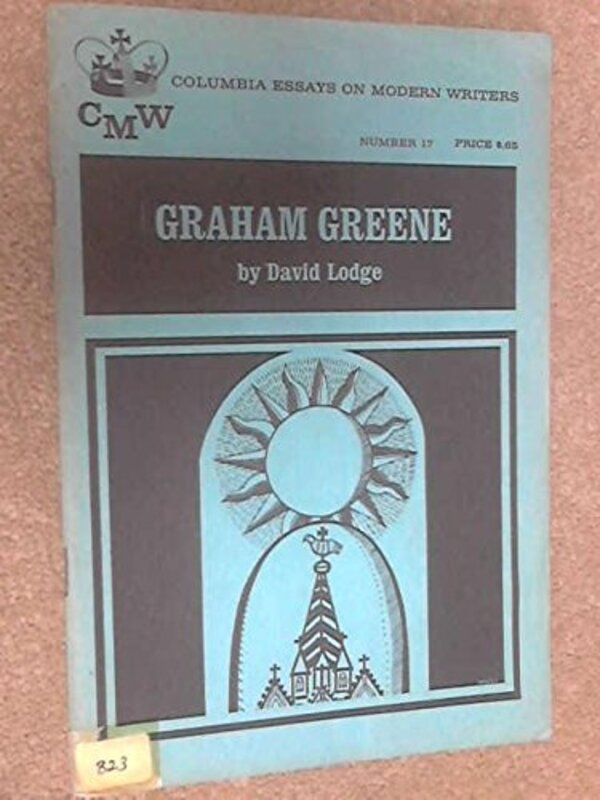 Book cover for "Graham Greene" by David Lodge