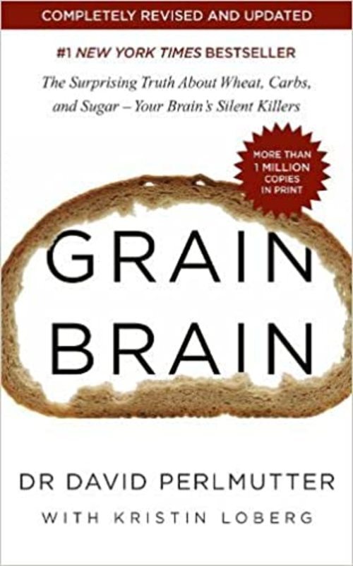 Book cover for "Grain Brain" by David Perlmutter
