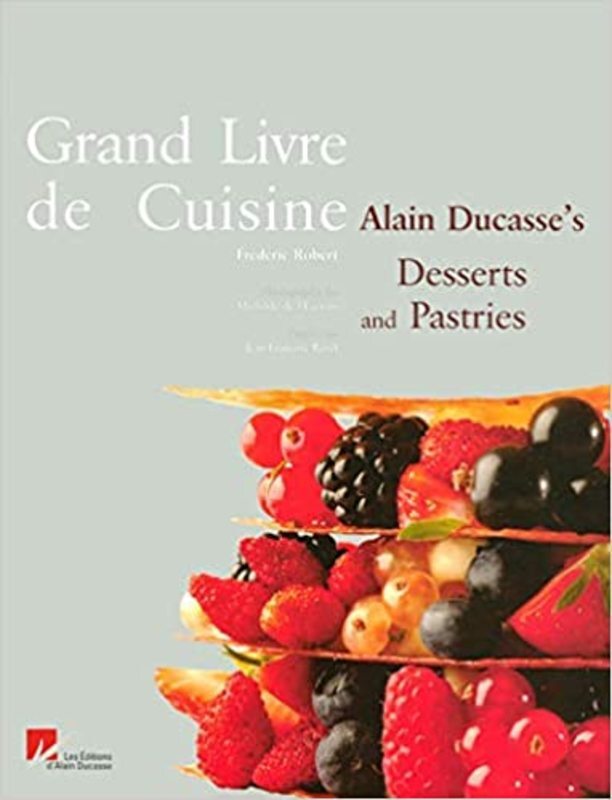 Book cover for "Grand Livre de Cuisine" by Alain Ducasse