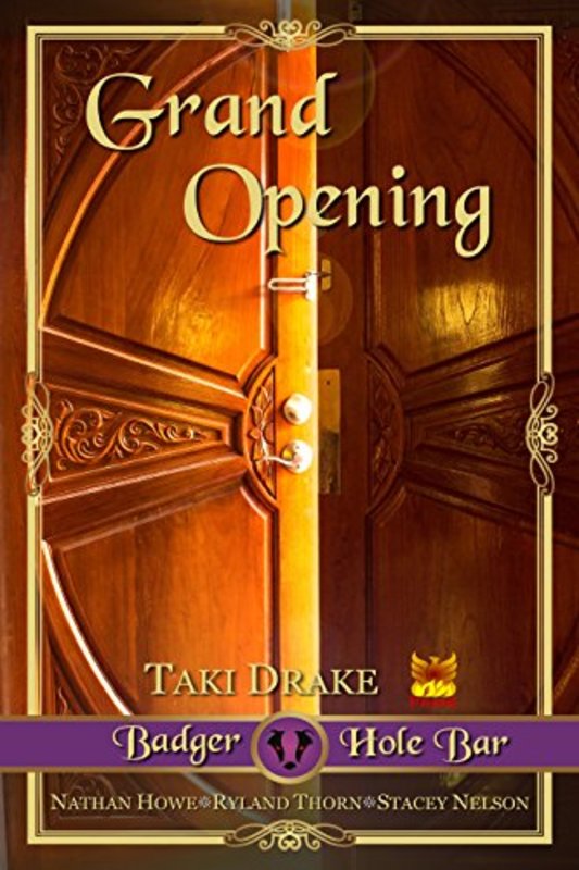 Book cover for "Grand Opening" by Taki Drake