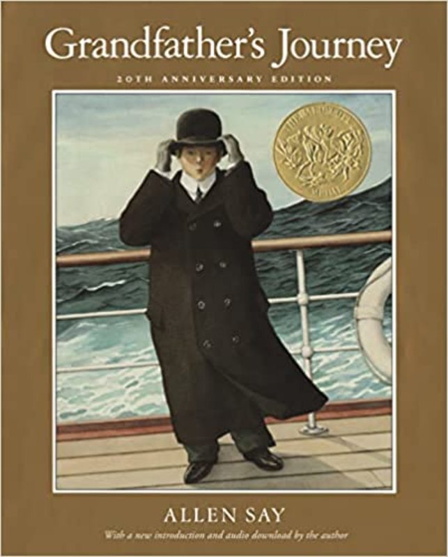 Book cover for "Grandfather's Journey" by Allen Say