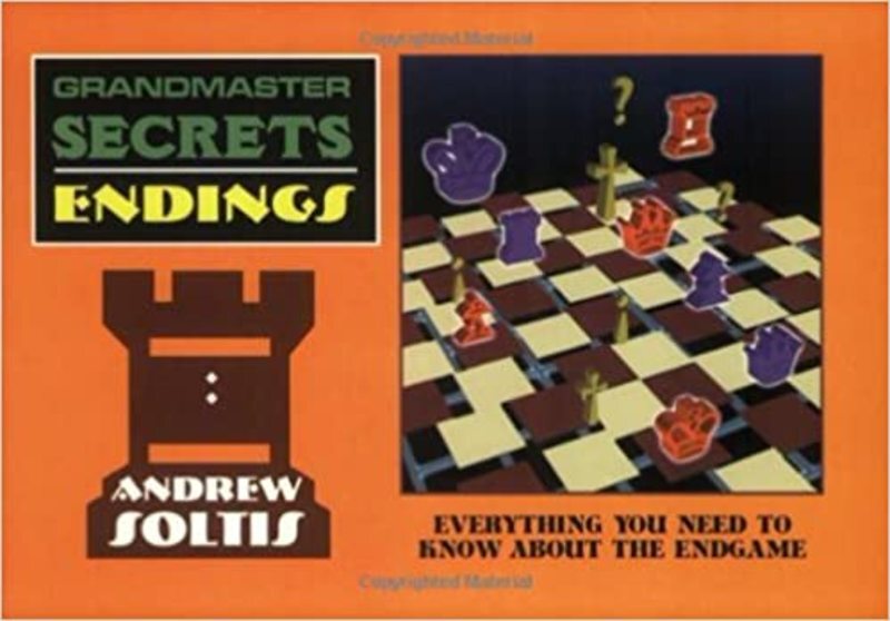 Book cover for "Grandmaster Secrets Endings" by Andrew Soltis