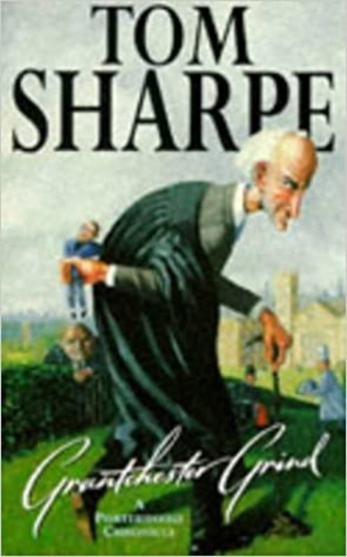 Book cover for "Grantchester Grind" by Tom Sharpe