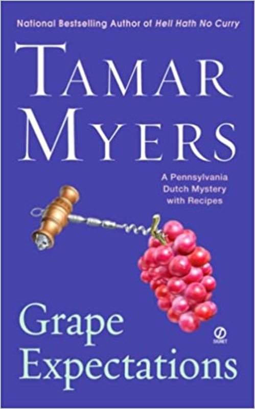 Book cover for "Grape Expectations" by Tamar Myers