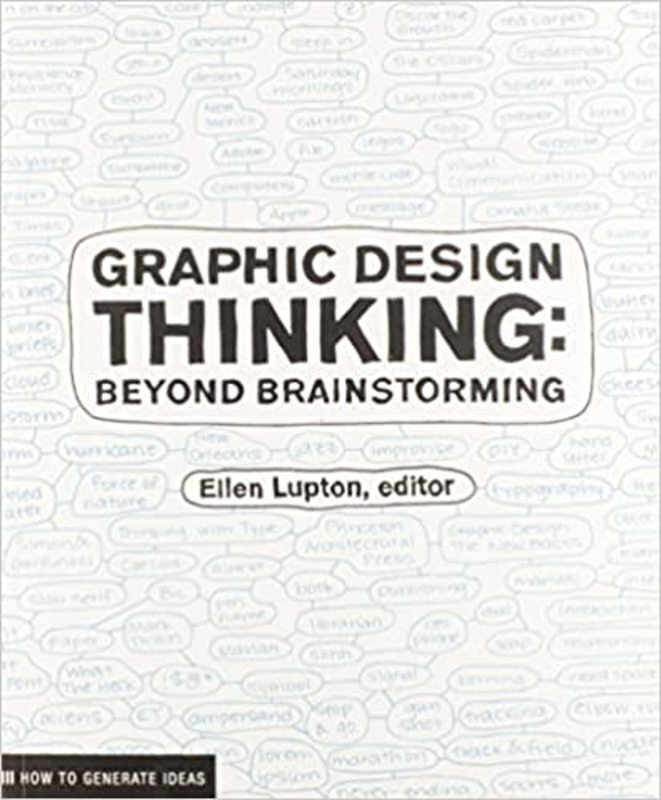 Book cover for "Graphic Design Thinking" by Ellen Lupton