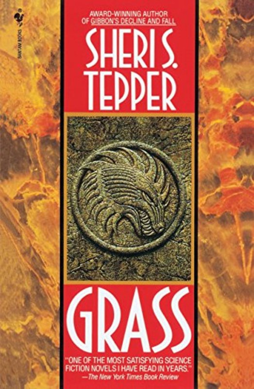 Book cover for "Grass" by Sheri S Tepper