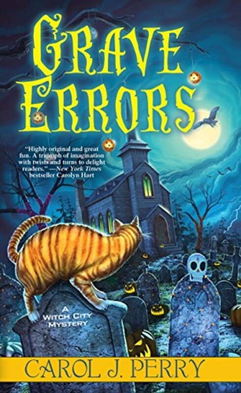 Book cover for "Grave Errors" by Carol J Perry