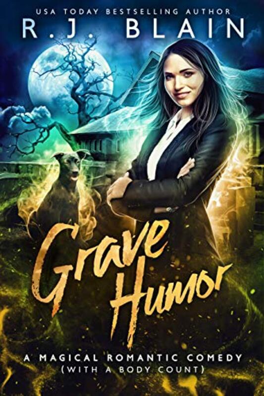 Book cover for "Grave Humor" by RJ Blain