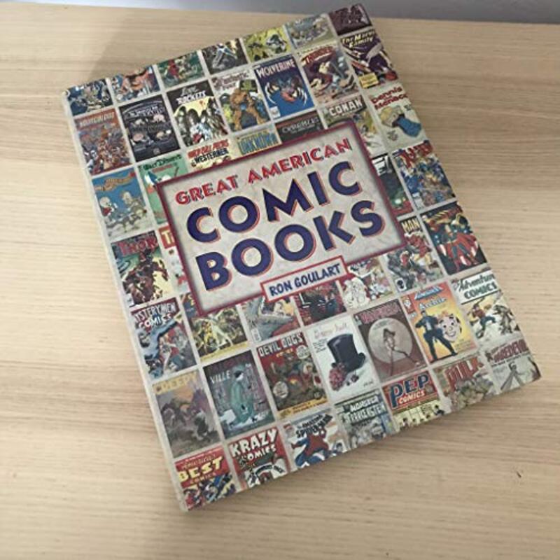Book cover for "Great American Comic Books" by Ron Goulart