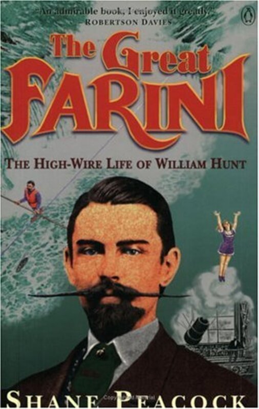 Book cover for "Great Farini" by Shane Peacock