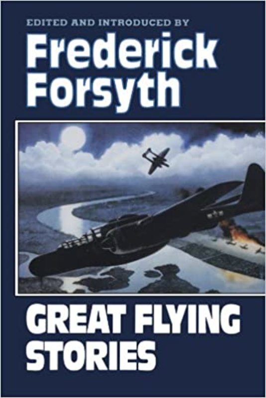 Book cover for "Great Flying Stories" by Frederick Forsyth