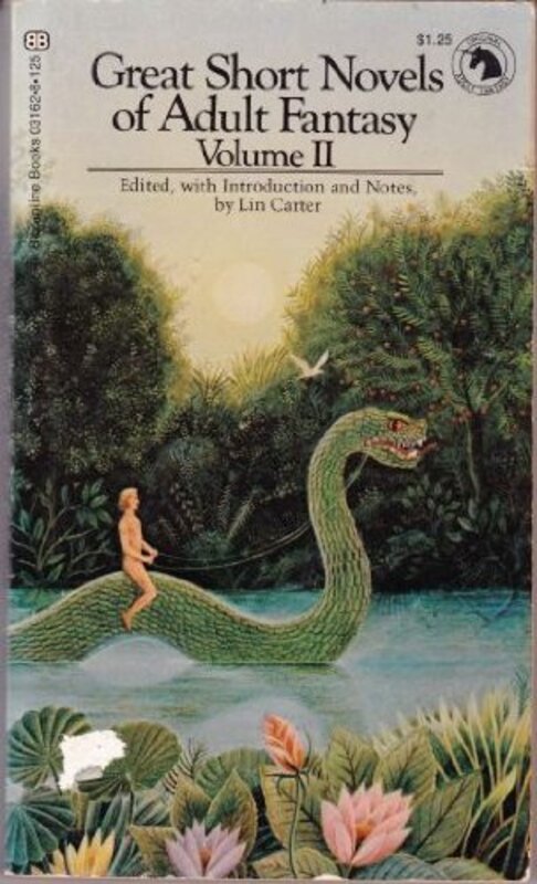 Book cover for "Great Short Novels of Adult Fantasy #2" by Lin Carter