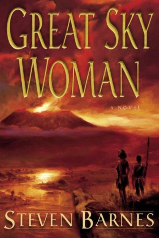 Book cover for "Great Sky Woman" by Steven Barnes