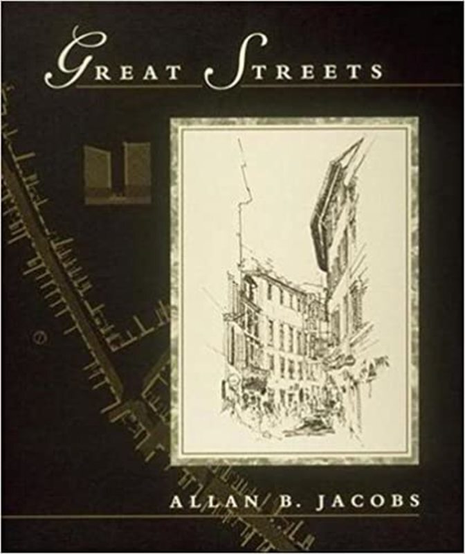 Book cover for "Great Streets" by Allan B. Jacobs