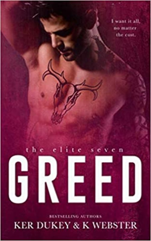 Book cover for "Greed" by K. Webster