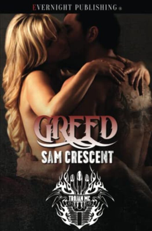 Book cover for "Greed" by Sam Crescent