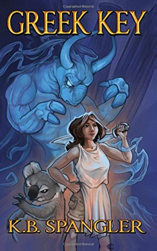 Book cover for "Greek Key" by KB Spangler