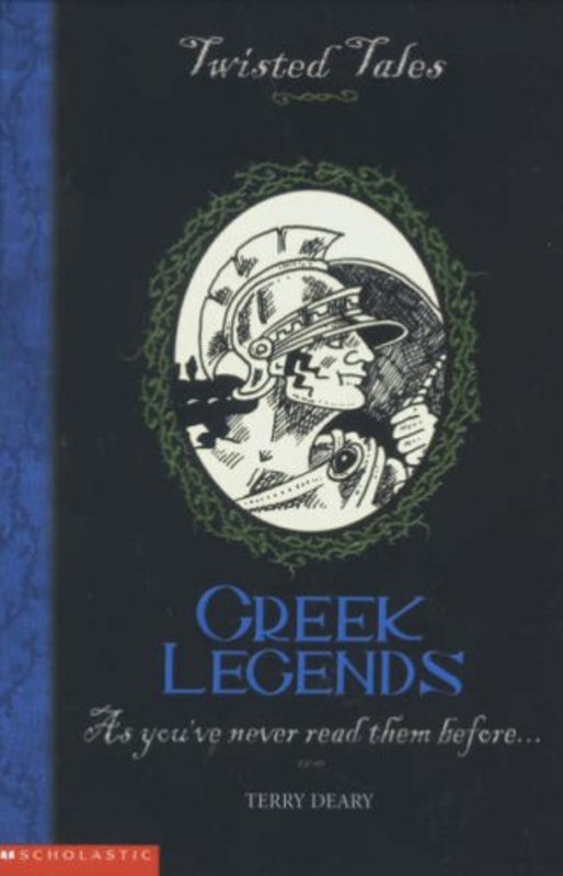 Book cover for "Greek Legends" by Terry Deary