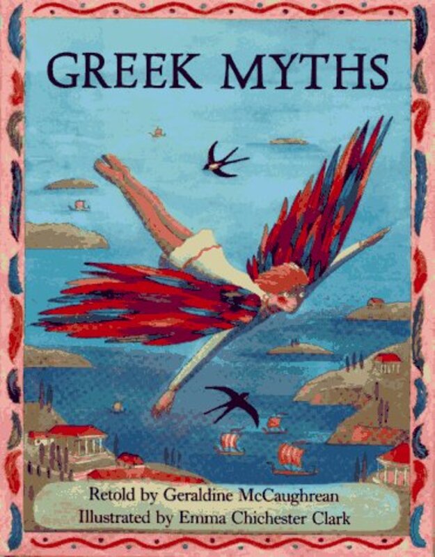 Book cover for "Greek Myths" by Geraldine McCaughrean